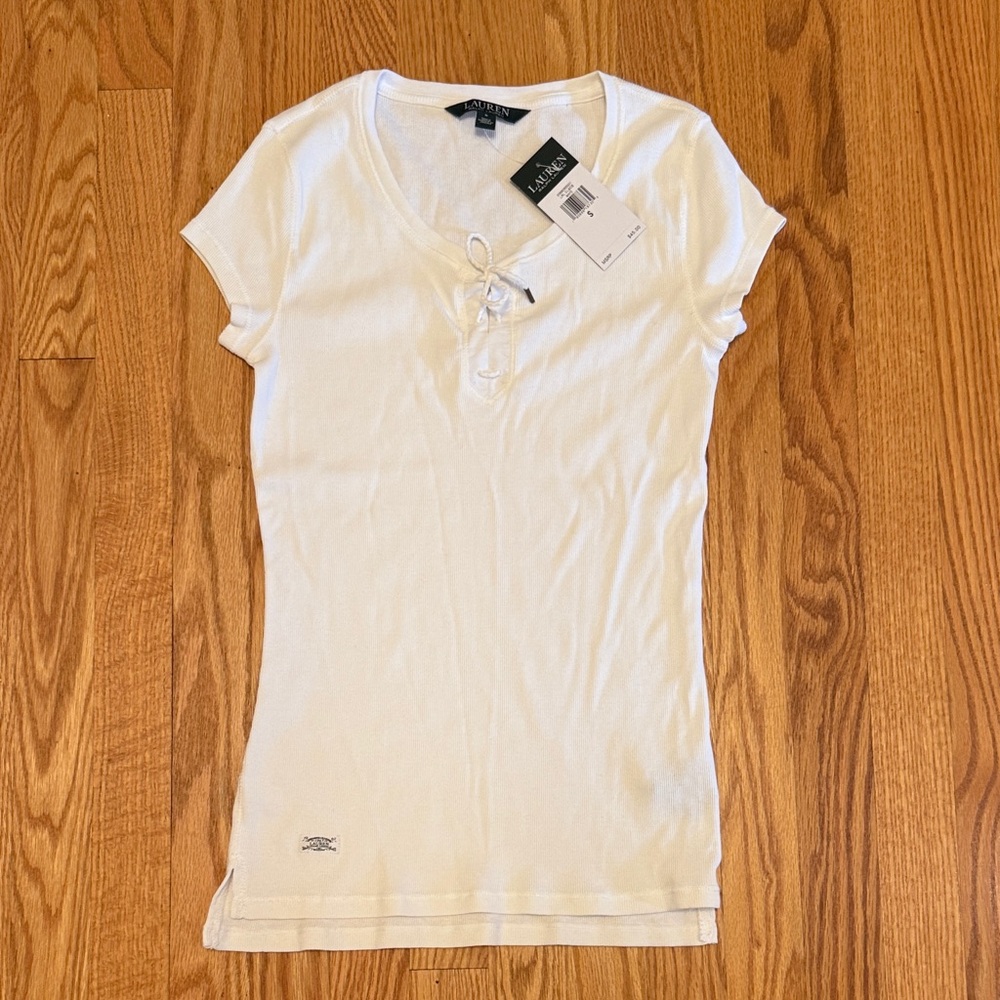 Ralph Lauren White Short Sleeve Tee